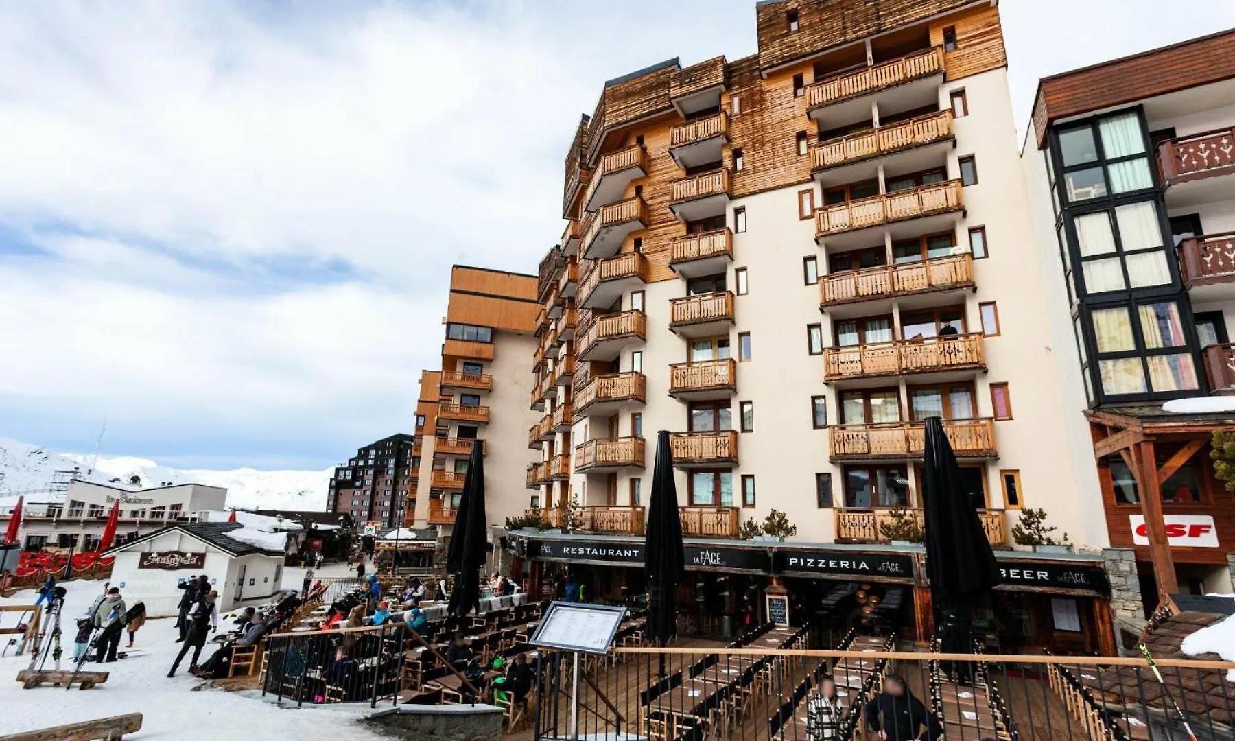 Residence Zenith - Depart Et Retour Skis Aux Pieds Expose Sud Studio Pour 3 Personnes Mae-7767 Val Thorens